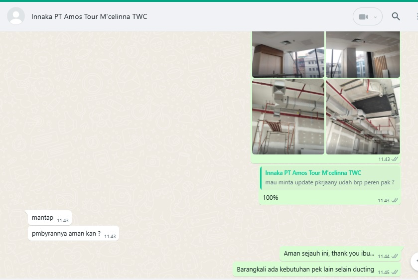 Testimoni User Ducting HVAC